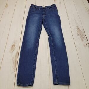 Madewell 9" mid-rise skinny jeans dark wash
